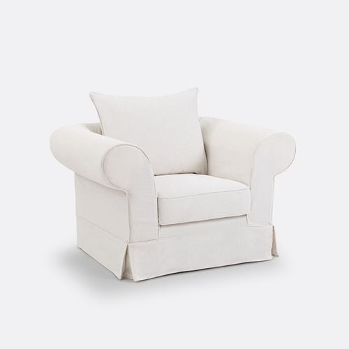 Poltrona lino spesso comfort superior Adelia - LA REDOUTE INTERIEURS - Modalova