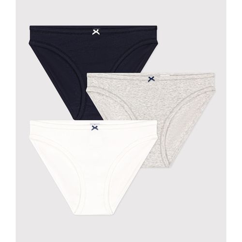 Confezione da 3 culotte in cotone - PETIT BATEAU - Modalova