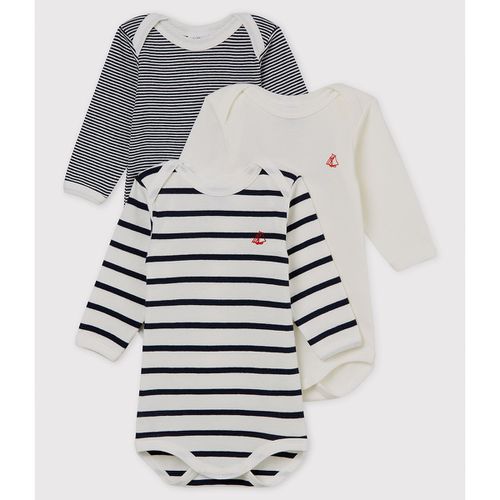 Confezione Da 3 Body, 3 Mesi - 3 Anni Taglie 3 mesi - 60 cm - petit bateau - Modalova