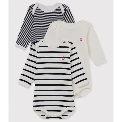 Confezione Da 3 Body, 3 Mesi - 3 Anni Taglie 3 mesi - 60 cm - petit bateau - Modalova