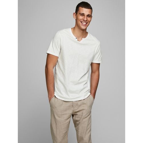 T-shirt collo tunisino jjesplit - JACK & JONES - Modalova