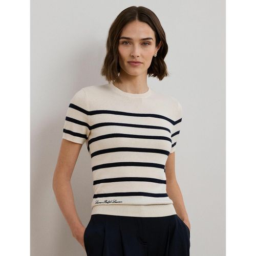 Pull A Righe Maniche Corte Donna Taglie L - lauren ralph lauren - Modalova