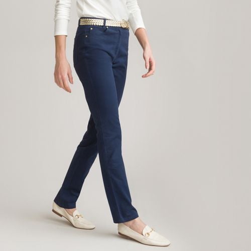 Pantaloni Dritti 5 Tasche Cotone Stretch Donna Taglie 36 (FR) - 40 (IT) - anne weyburn - Modalova