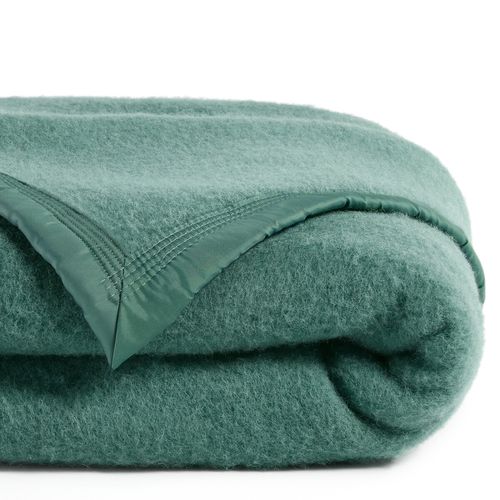 Coperta Lana Vergine Woolmark 600 G/m² Taglie 180 x 220 cm - la redoute interieurs - Modalova