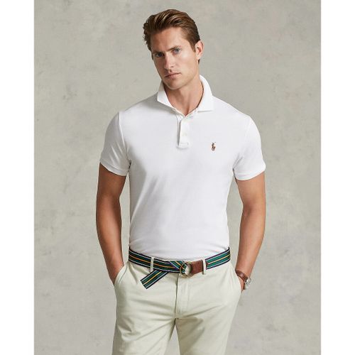 Polo Dritta Custom Fit In Maglia Interlock Uomo Taglie XL - polo ralph lauren - Modalova