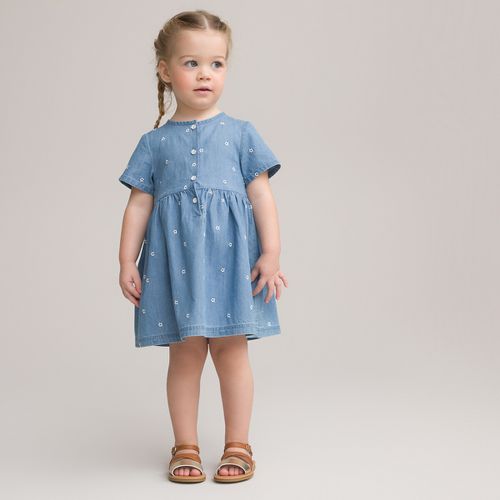 Abito maniche corte in denim - LA REDOUTE COLLECTIONS - Modalova