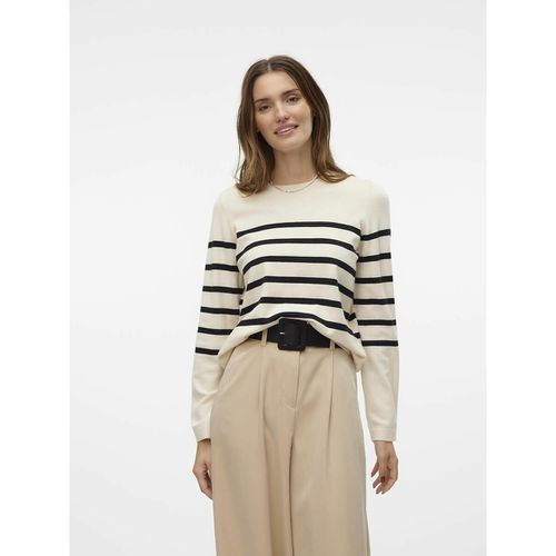 Maglione girocollo a righe - VERO MODA - Modalova