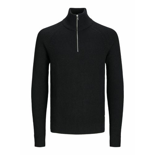 Maglione Dritto Mezza Cerniera Nero Uomo Taglie XS - jack & jones - Modalova