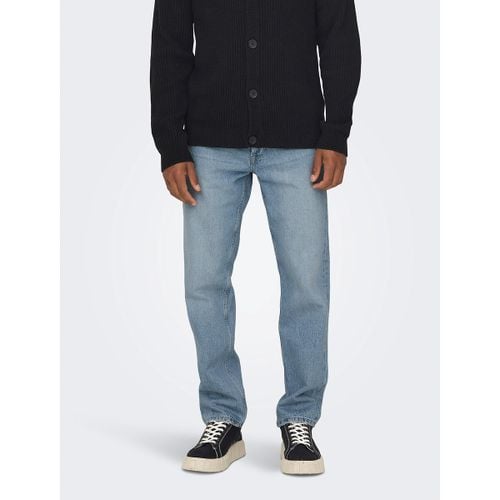 Jeans Ampio Edge Uomo Taglie W29 L32 (US) - 42 (IT) - only & sons - Modalova