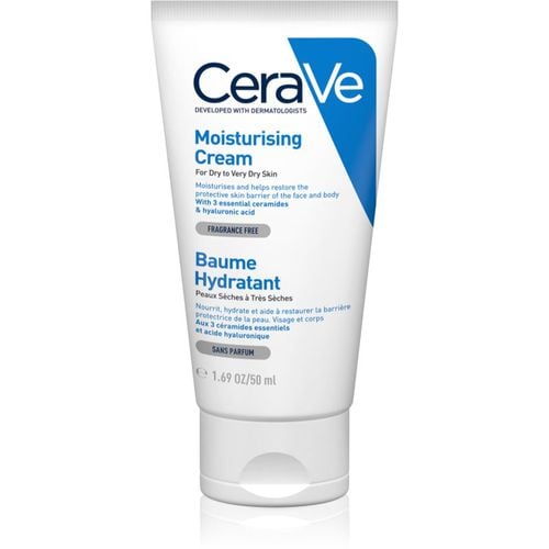 Moisturizers crema hidratante para rostro y cuerpo para pieles secas y muy secas 50 ml - CeraVe - Modalova