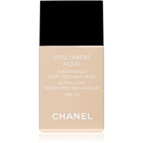 Vitalumière Aqua maquillaje ultra ligero para lucir una piel radiante tono 42 Beige Rose SPF 15 30 ml - Chanel - Modalova