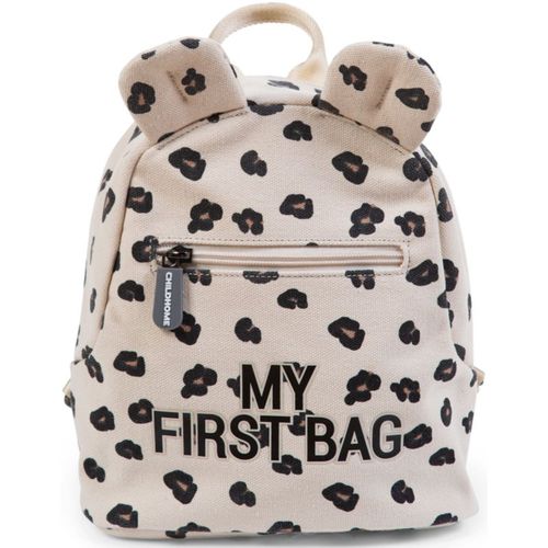 My First Bag Canvas Leopard mochila infantil 20x8x24 cm - Childhome - Modalova