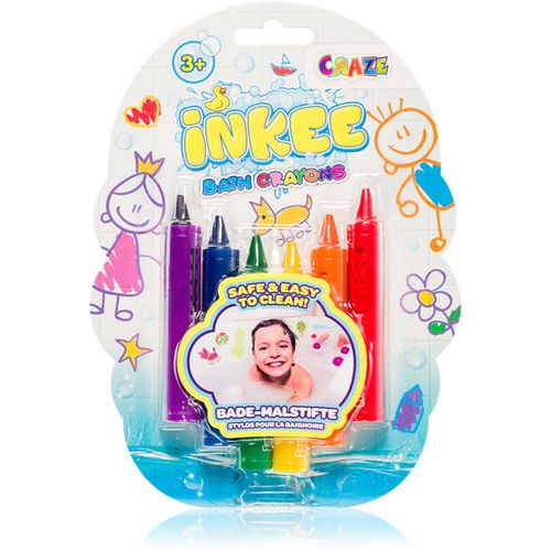 INKEE Bath Crayons colores para la bañera 3+ 6 ud - Craze - Modalova