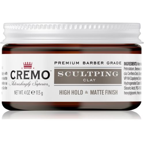 Hair Styling Sculpting Clay High Hold arcilla moldeadora fijación extra fuerte para hombre 113 g - Cremo - Modalova