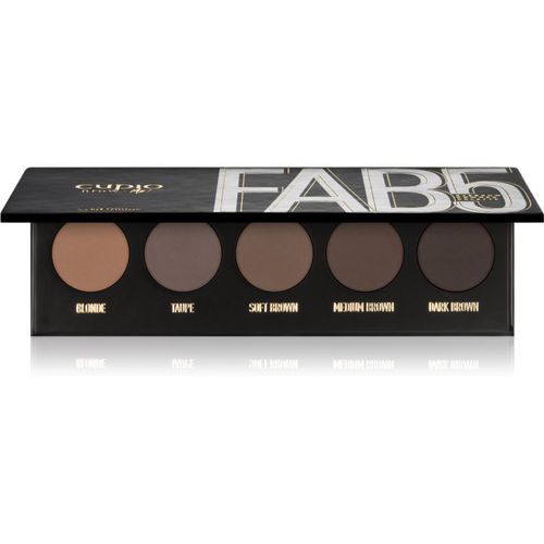 Brow-Me! Fab5 palette per sopracciglia con tonalità di ombretto in polvere 5x1 g - Cupio - Modalova