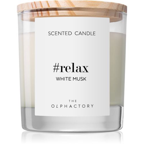 The Olphactory White Musk candela profumata (Relax) 200 g - Ambientair - Modalova