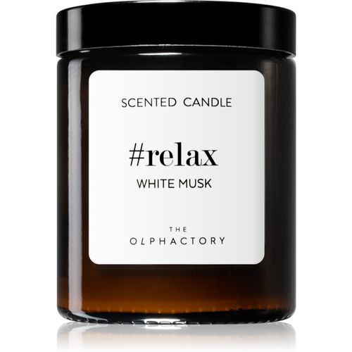 The Olphactory White Musk candela profumata (brown) Relax 135 g - Ambientair - Modalova