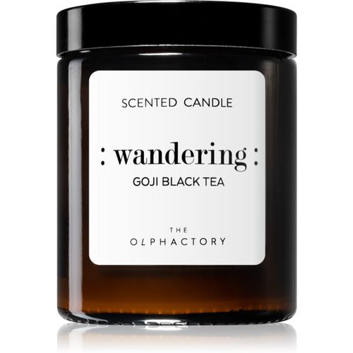 The Olphactory Goji Black Tea candela profumata Wandering 135 g - Ambientair - Modalova