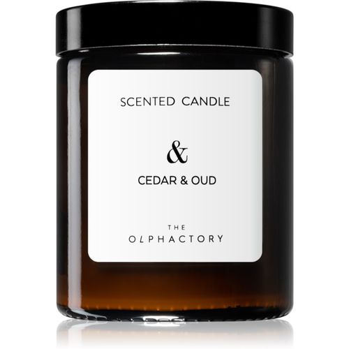 The Olphactory Cedar & Oud candela profumata (brown) & 135 g - Ambientair - Modalova