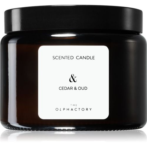 The Olphactory Cedar & Oud candela profumata (brown) & 360 g - Ambientair - Modalova