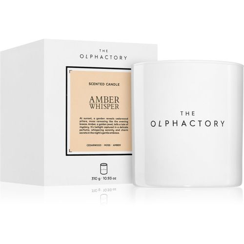 The Olphactory White Insignia Amber Whisper candela profumata 310 g - Ambientair - Modalova