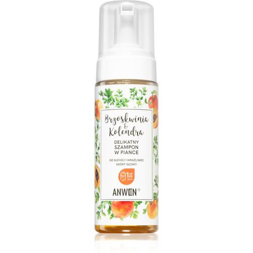 Peach & Coriander espuma limpiadora para cuero cabelludo seco y sensible 170 ml - Anwen - Modalova