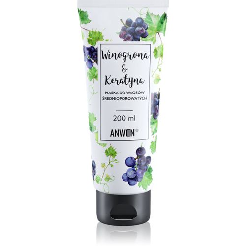 Grapes & Keratin mascarilla regeneradora para cabello Medium Porosity 200 ml - Anwen - Modalova