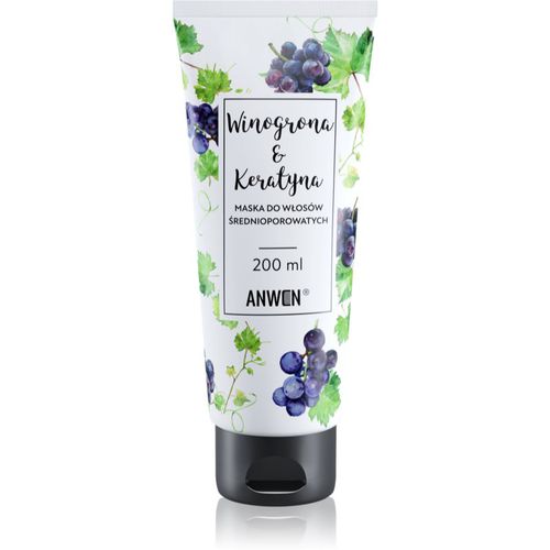 Grapes & Keratin maschera rigenerante per capelli Medium Porosity 200 ml - Anwen - Modalova