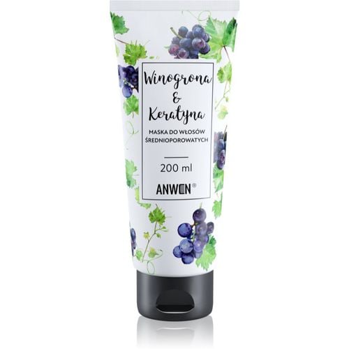 Grapes & Keratin Regenerierende Maske für das Haar Medium Porosity 200 ml - Anwen - Modalova