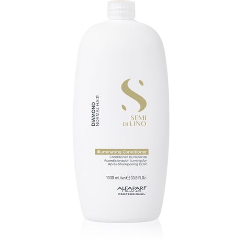 Semi di Lino Diamond Illuminating acondicionador iluminador para dar brillo y desenredar el cabello 1000 ml - Alfaparf Milano - Modalova