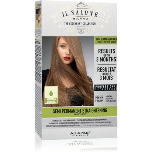 Il Salone Milano Straightening Kit tratamiento alisador para cabello sensible Keratin & Argan Oil 1 ud - Alfaparf Milano - Modalova