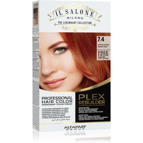 Il Salone Milano Plex Rebuilder tinte permanente para cabello tono 7.4 - Copper Blonde 1 ud - Alfaparf Milano - Modalova