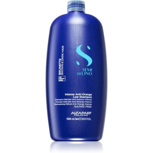 Semi di Lino Brunette champú tonificante para neutralizar los matices cobrizos 1000 ml - Alfaparf Milano - Modalova