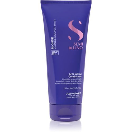 Semi di Lino Blonde acondicionador violeta para cabello rubio y con mechas 200 ml - Alfaparf Milano - Modalova