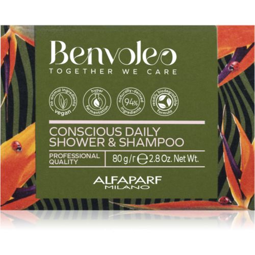 Benvoleo Daily Champú orgánico sólido 3 en 1 80 g - Alfaparf Milano - Modalova