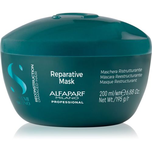 Semi di Lino Reconstruction Reparative erneuernde Maske für geschädigtes Haar 200 ml - Alfaparf Milano - Modalova