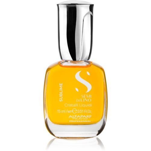 Semi di Lino Sublime Cristalli aceite hidratante para dar brillo y suavidad al cabello 15 ml - Alfaparf Milano - Modalova