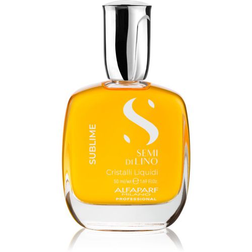 Semi di Lino Sublime Cristalli olio idratante per capelli brillanti e morbidi 50 ml - Alfaparf Milano - Modalova