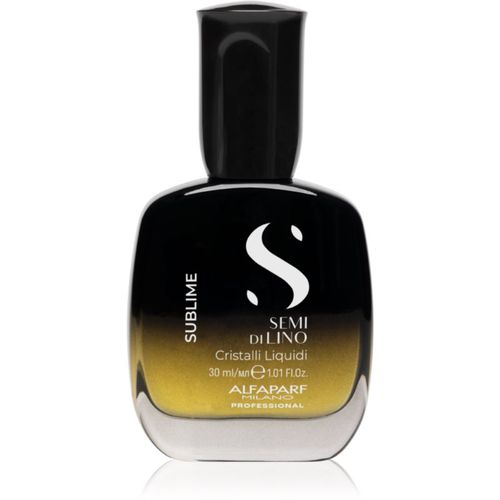 Semi di Lino Sublime Cristalli olio idratante per capelli brillanti e morbidi 30 ml - Alfaparf Milano - Modalova