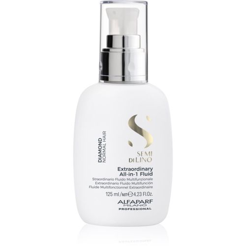 Semi di Lino Diamond Extraordinary All-in-1 Fluid tratamiento capilar sin aclarado para un aspecto impecable del cabello 125 ml - Alfaparf Milano - Modalova