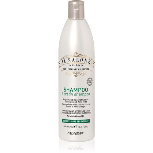 Il Salone Milano Keratin champú reparador para cabello maltratado o dañado 500 ml - Alfaparf Milano - Modalova