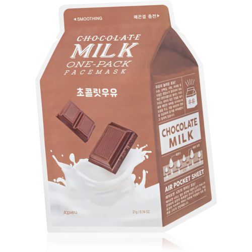 One-Pack Milk Mask Chocolate mascarilla de tela nutritiva 21 g - A’pieu - Modalova