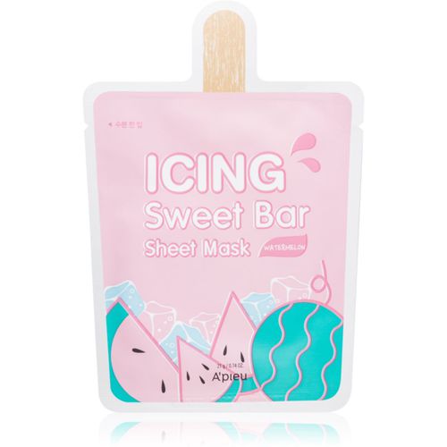 Icing Sweet Bar Mask Watermelon maschera viso nutriente in tessuto 21 g - A’pieu - Modalova