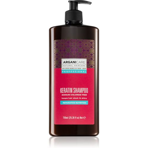 Keratin Shampoo champú regenerador 750 ml - Arganicare - Modalova