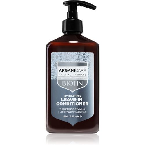 Biotin Leave-In Conditioner acondicionador sin aclarado para cabello seco y dañado 400 ml - Arganicare - Modalova