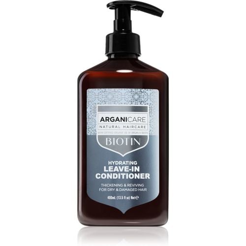 Biotin Leave-In Conditioner balsamo senza risciacquo per capelli rovinati e secchi 400 ml - Arganicare - Modalova