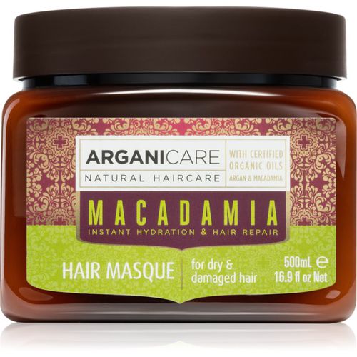 Macadamia Hair Masque maschera per capelli nutriente per capelli rovinati e secchi 500 ml - Arganicare - Modalova