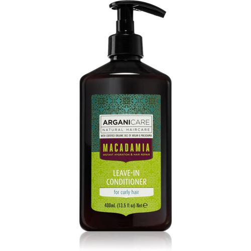 Macadamia Leave-In Conditioner acondicionador sin acalarado alisante para cabello rizado 400 ml - Arganicare - Modalova