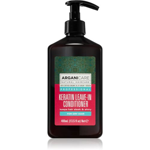 Keratin Leave-In Conditioner acondicionador sin aclarado para cabello seco 400 ml - Arganicare - Modalova