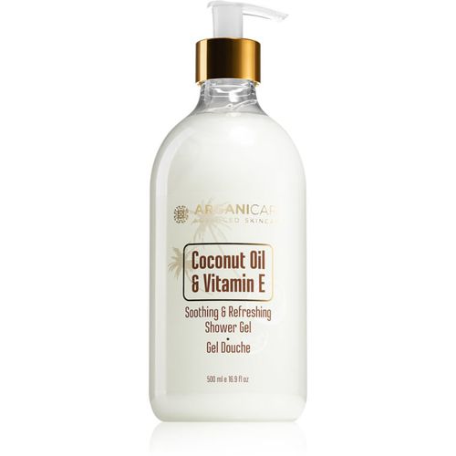 Coconut Oil & Vitamin E gel de ducha con efecto suavizante 500 ml - Arganicare - Modalova